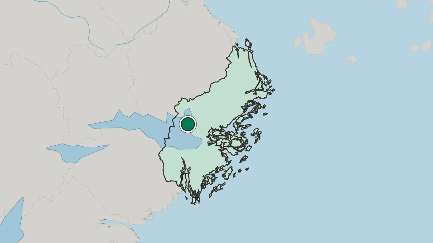 Map of Kungsängen in Sweden