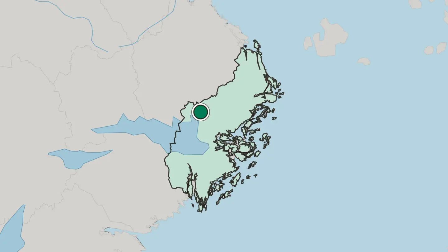 Map of Märsta in Sweden