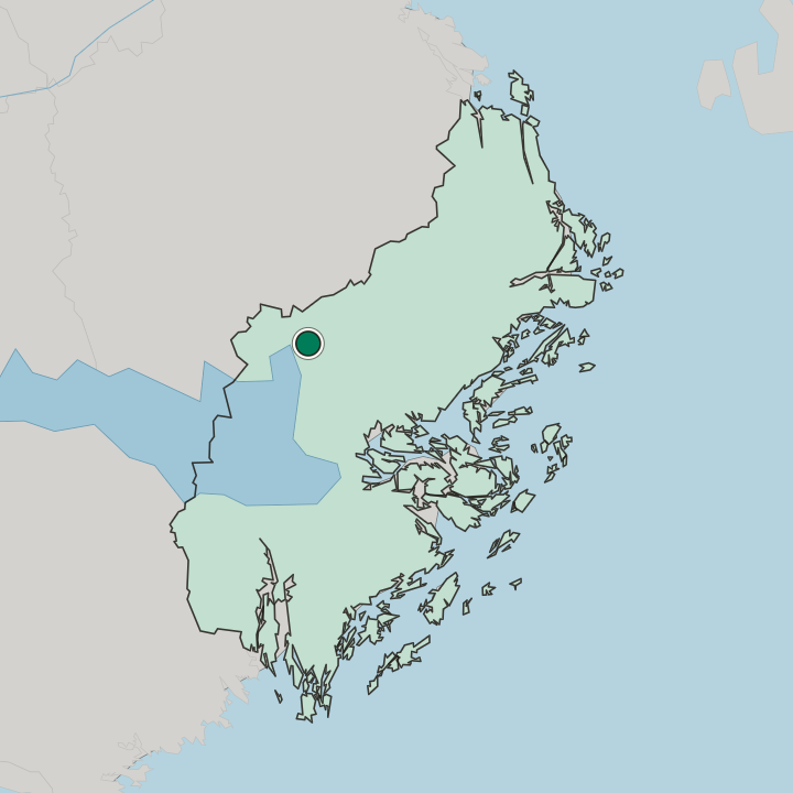 Map showing Märsta — In Stockholm County