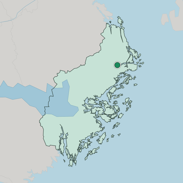 Map showing Norrtälje — In Stockholm County