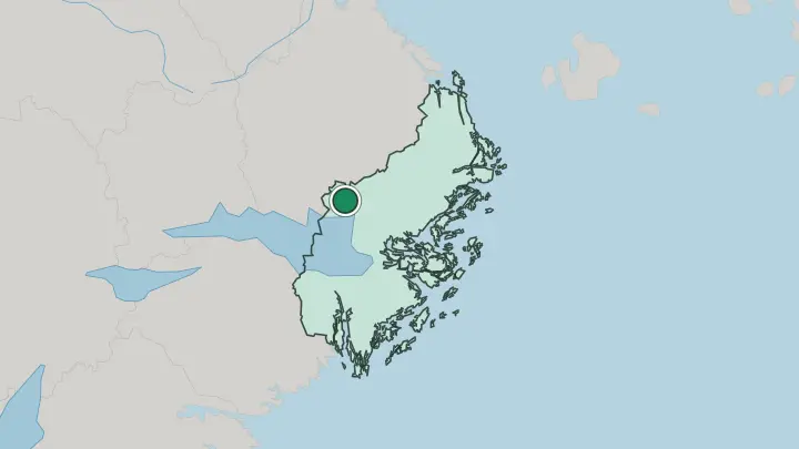 Map of Sigtuna in Sweden