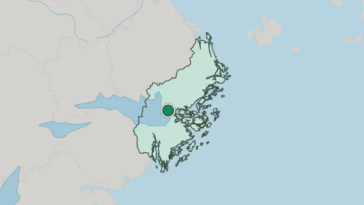 Map of Sollentuna in Sweden