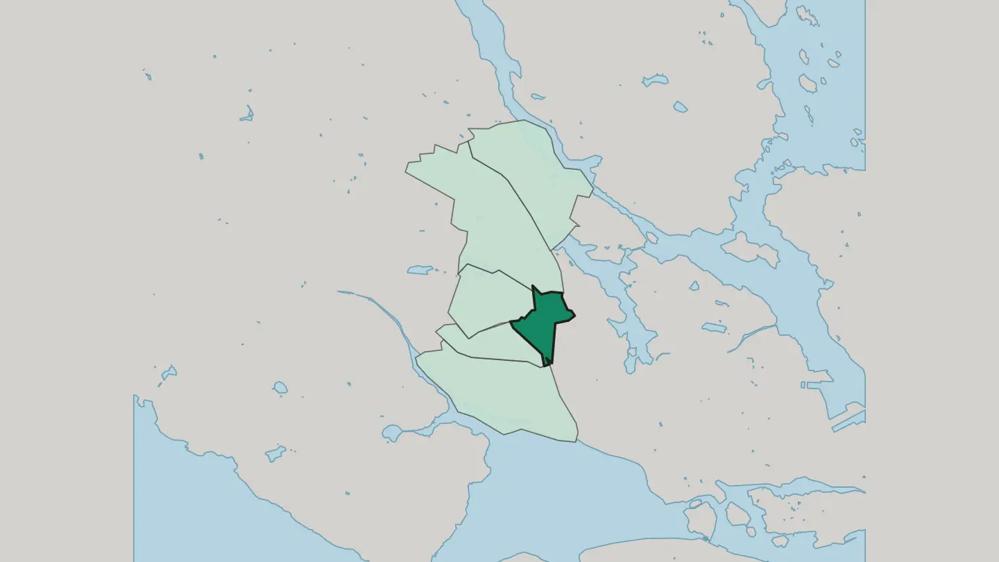Map of Hagalund in Solna