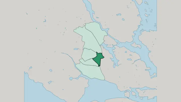Map of Hagalund in Solna
