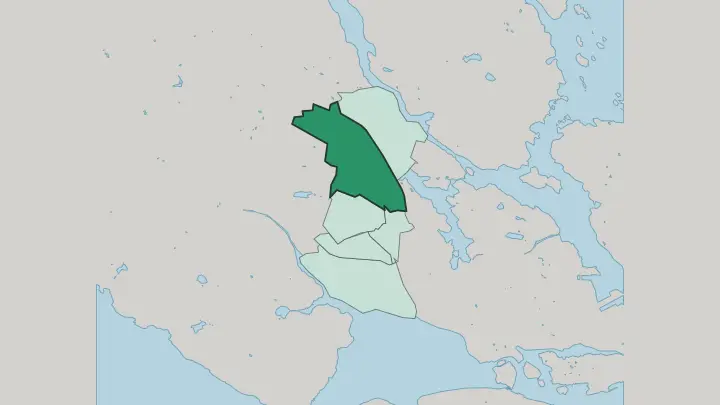 Map of Järva in Solna
