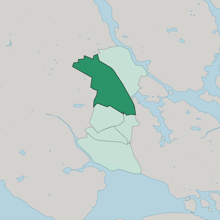 Map showing Järva — In Solna
