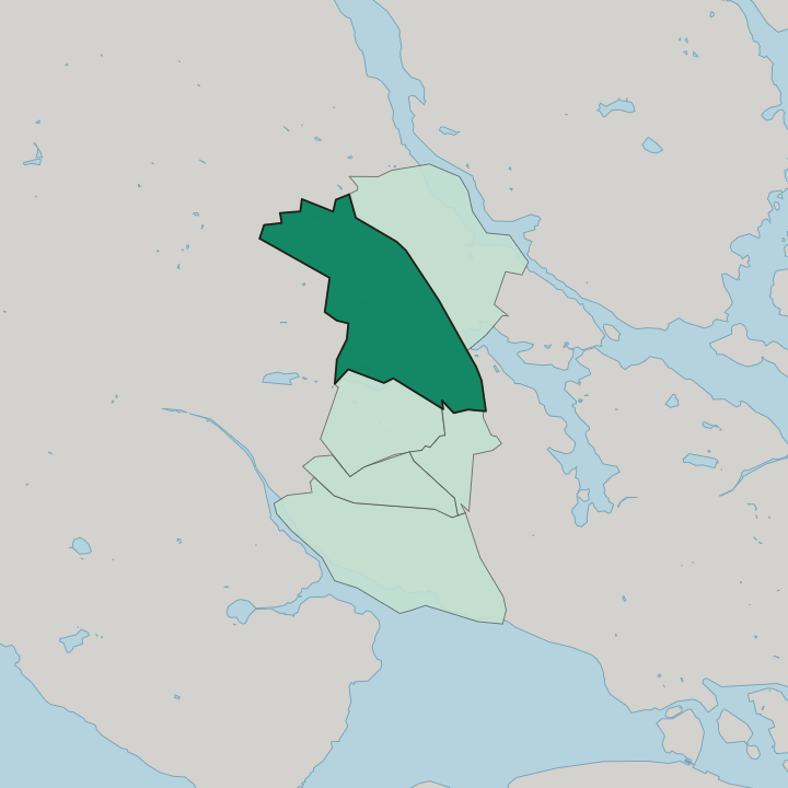 Map showing Järva — In Solna