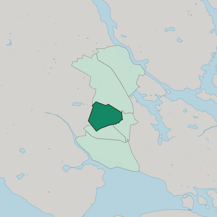 Map showing Råsunda — In Solna