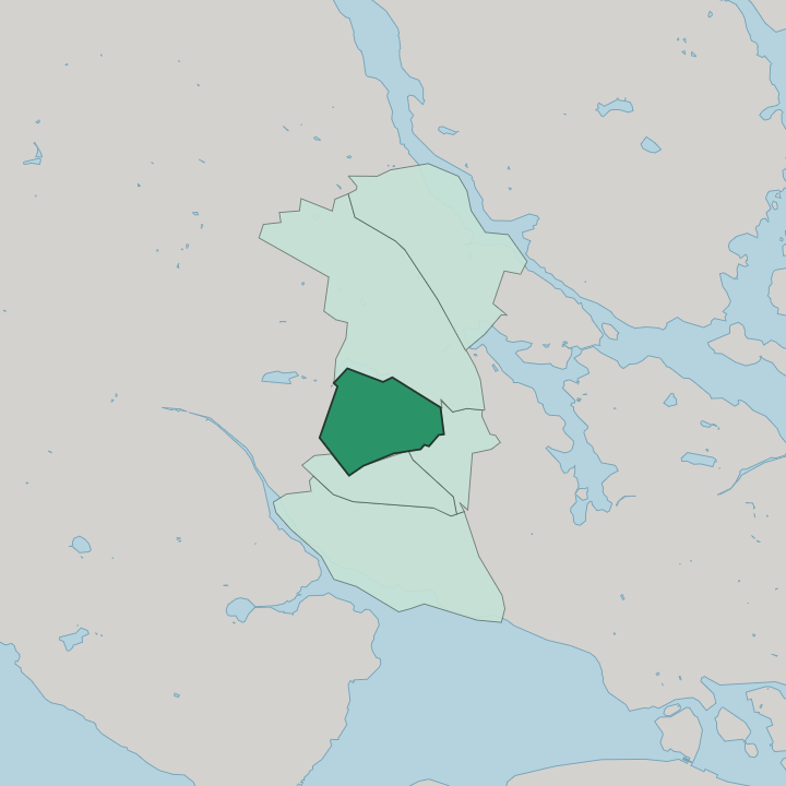 Map showing Råsunda — In Solna