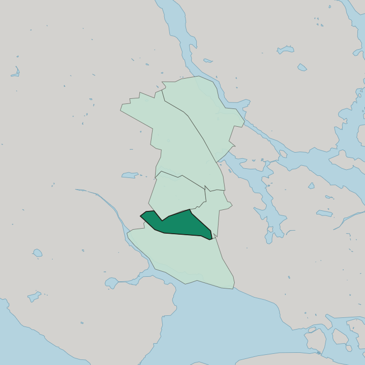 Map showing Skytteholm — In Solna