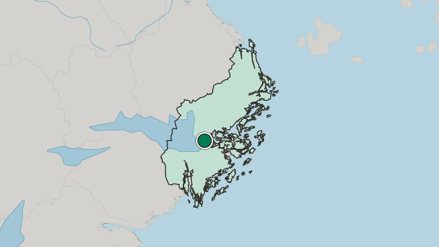 Map of Sundbyberg in Sweden