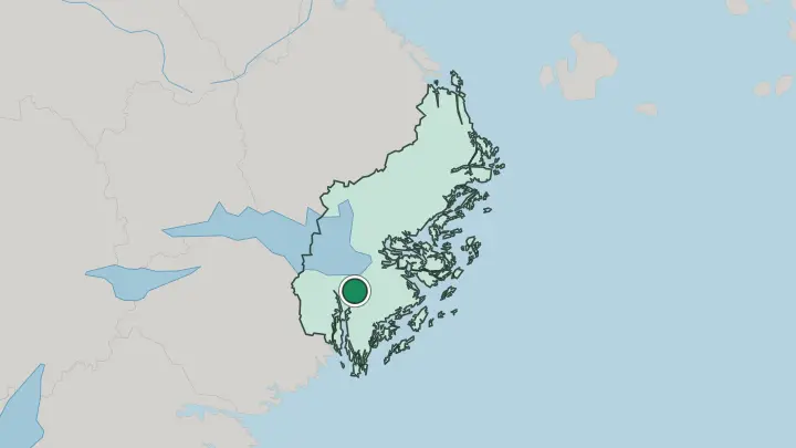 Map of Tumba in Sweden