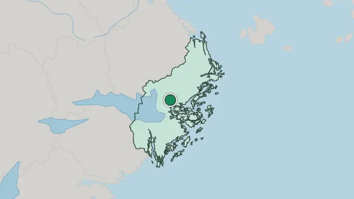 Map of Vallentuna in Sweden
