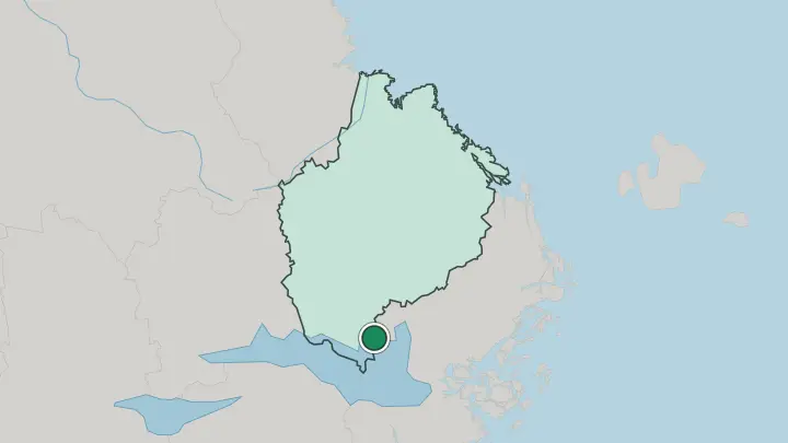 Map of Bålsta in Sweden