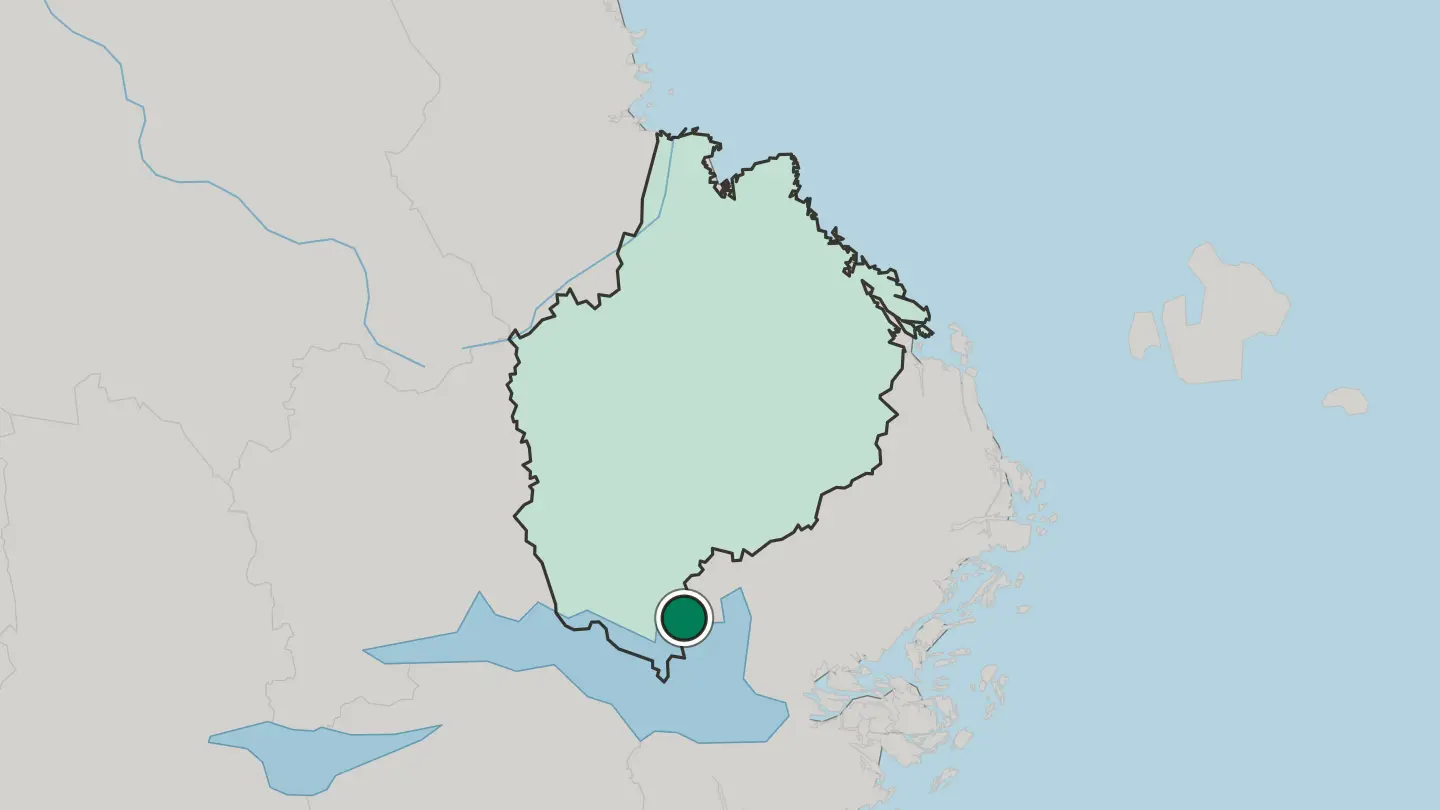 Map of Bålsta in Sweden