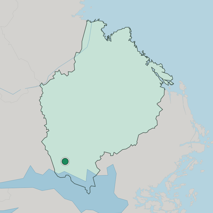 Map showing Enköping — In Uppsala County