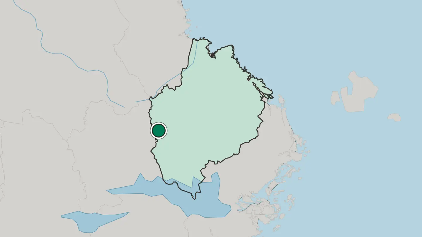Map of Heby in Sweden
