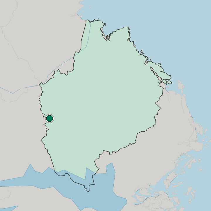 Map showing Heby — In Uppsala County