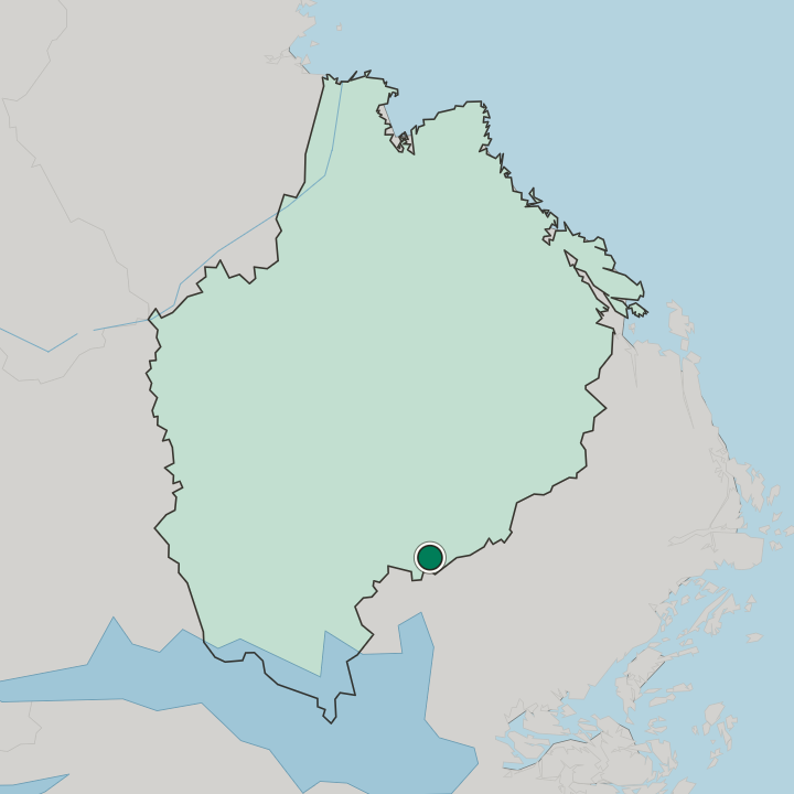 Map showing Knivsta — In Uppsala County