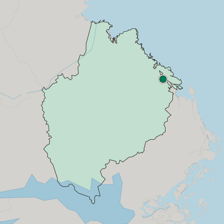 Map showing Östhammar — In Uppsala County