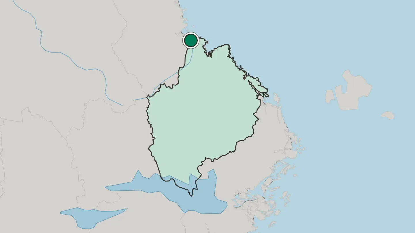 Map of Skutskär in Sweden