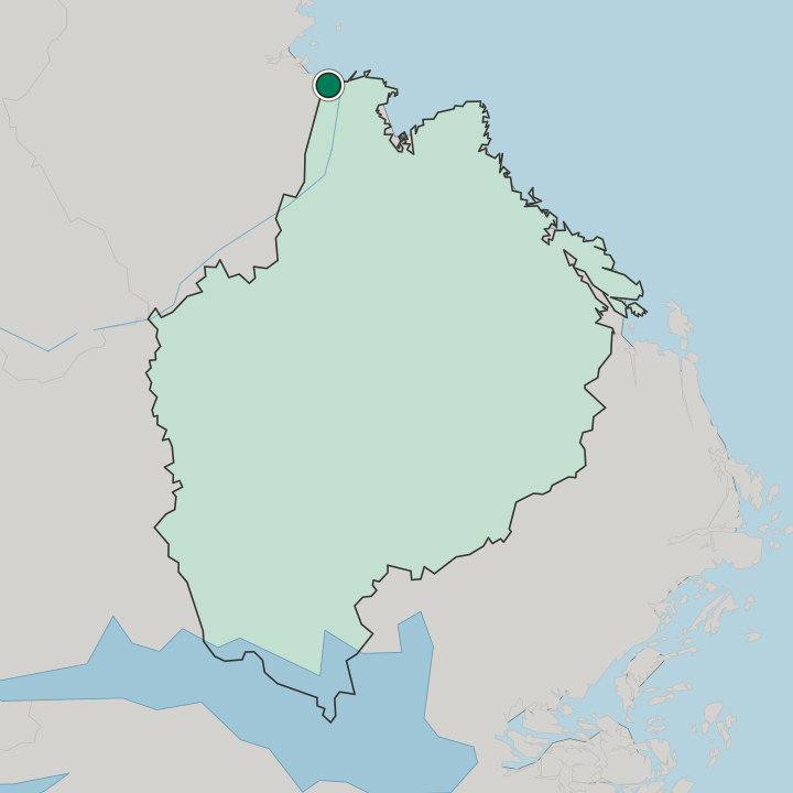 Map showing Skutskär — In Uppsala County