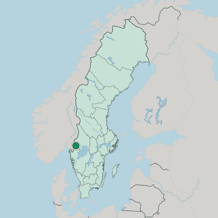 Map showing Årjäng — In Sweden