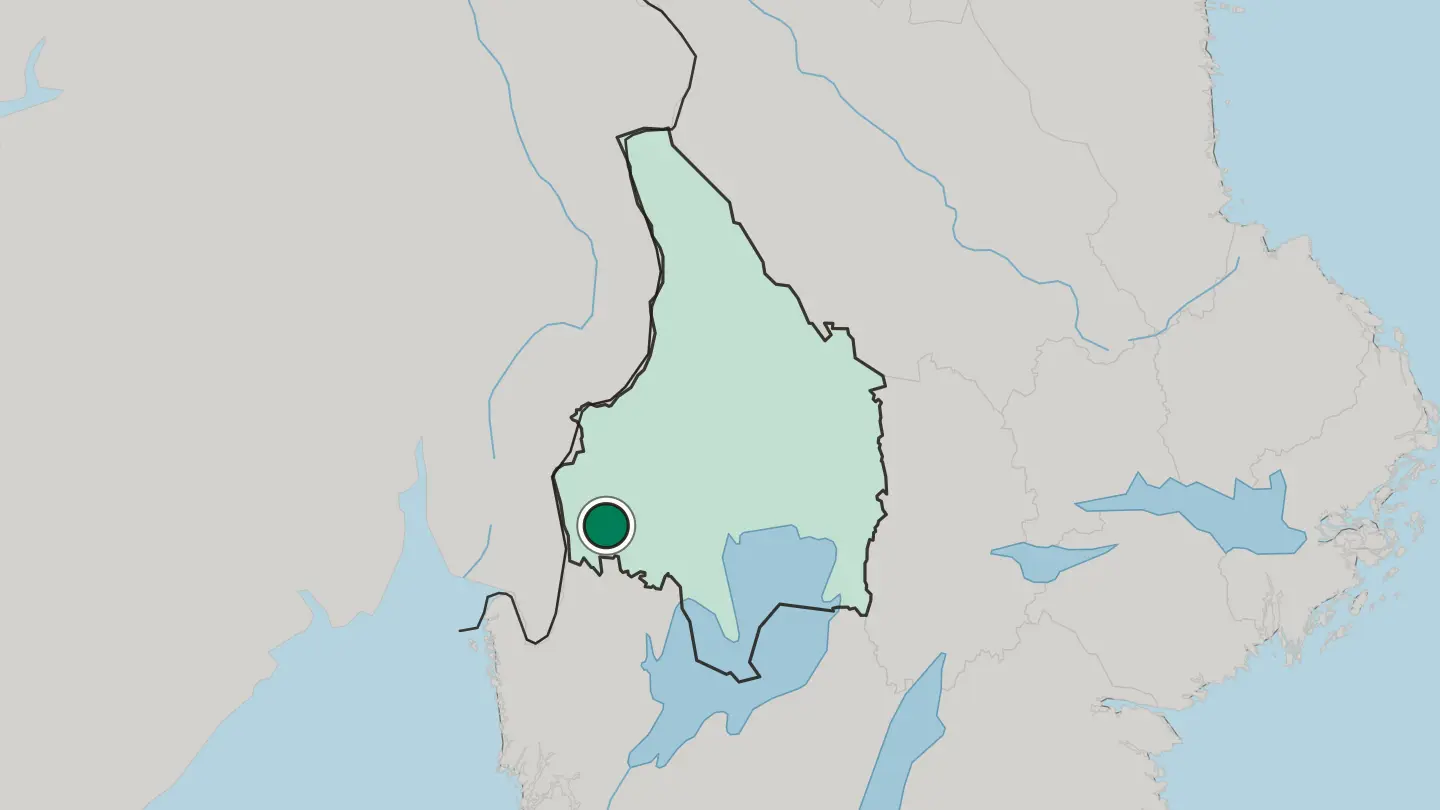 Map of Årjäng in Sweden