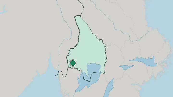 Map of Årjäng in Sweden