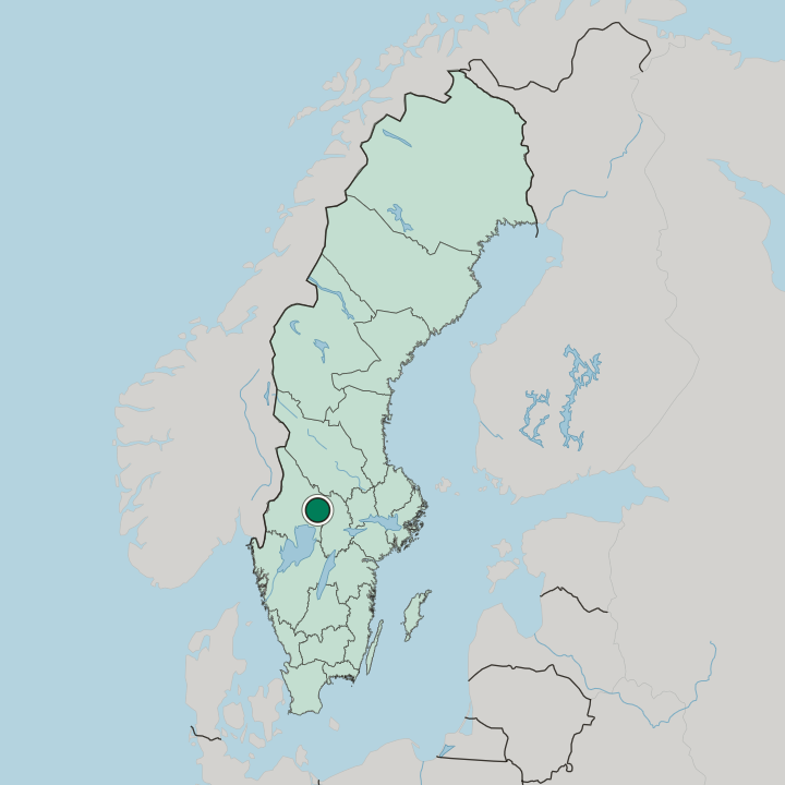Map showing Filipstad — In Sweden