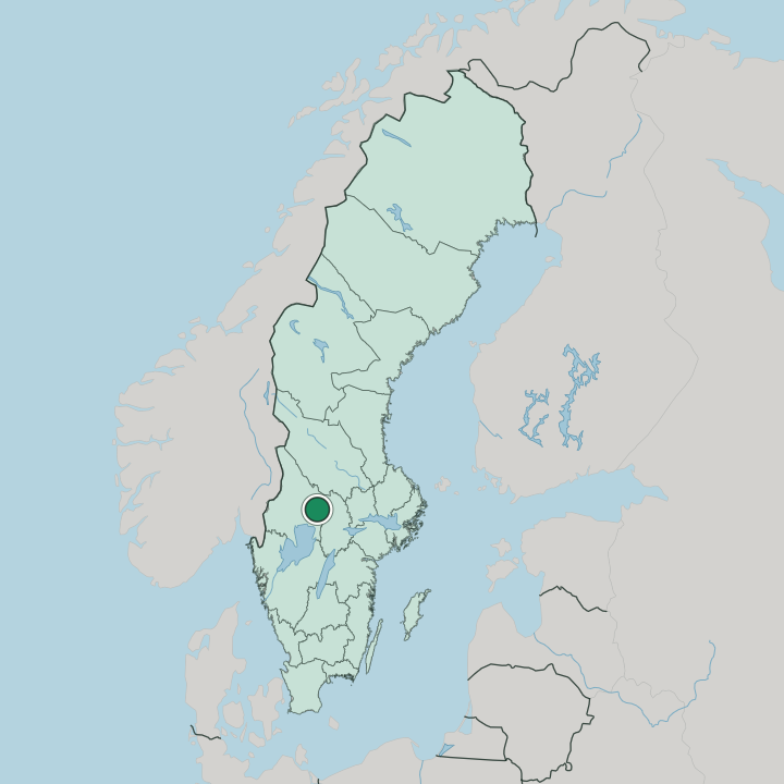 Map showing Filipstad — In Sweden
