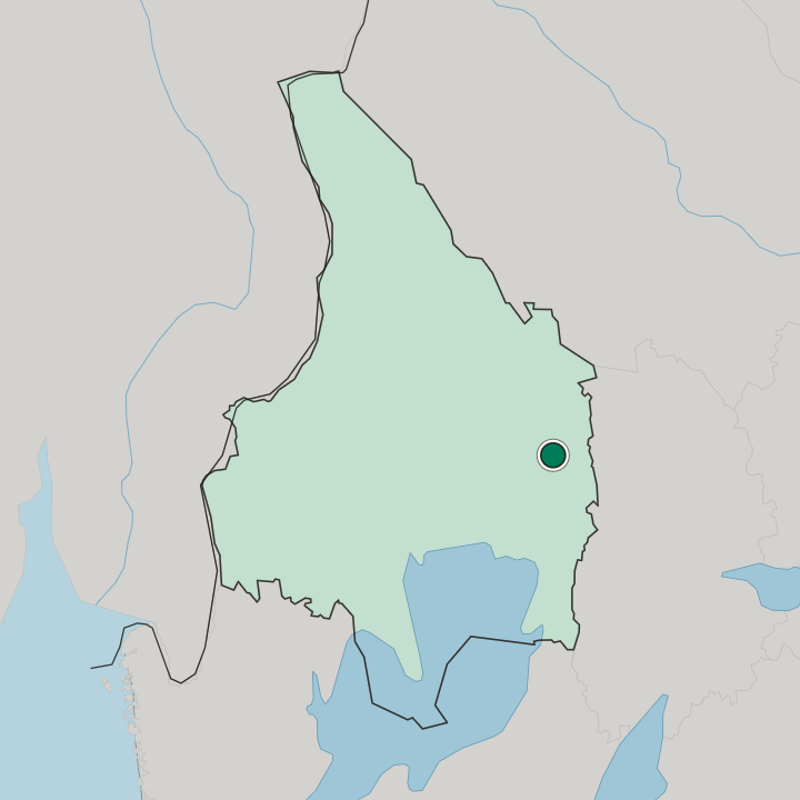 Map showing Filipstad — In Värmland County
