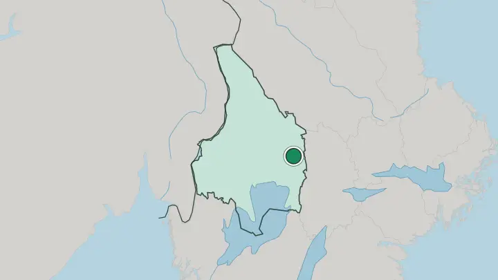 Map of Filipstad in Sweden
