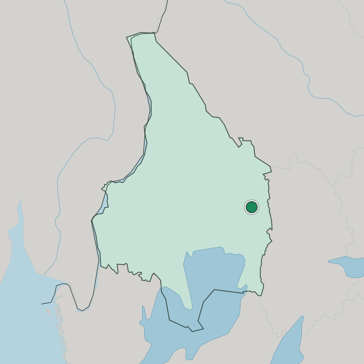 Map showing Filipstad — In Värmland County