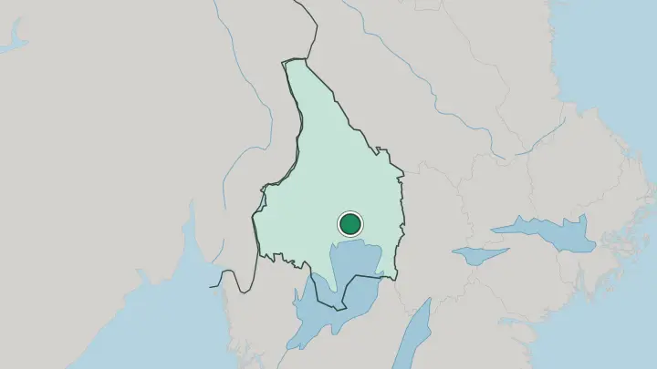 Map of Forshaga in Sweden