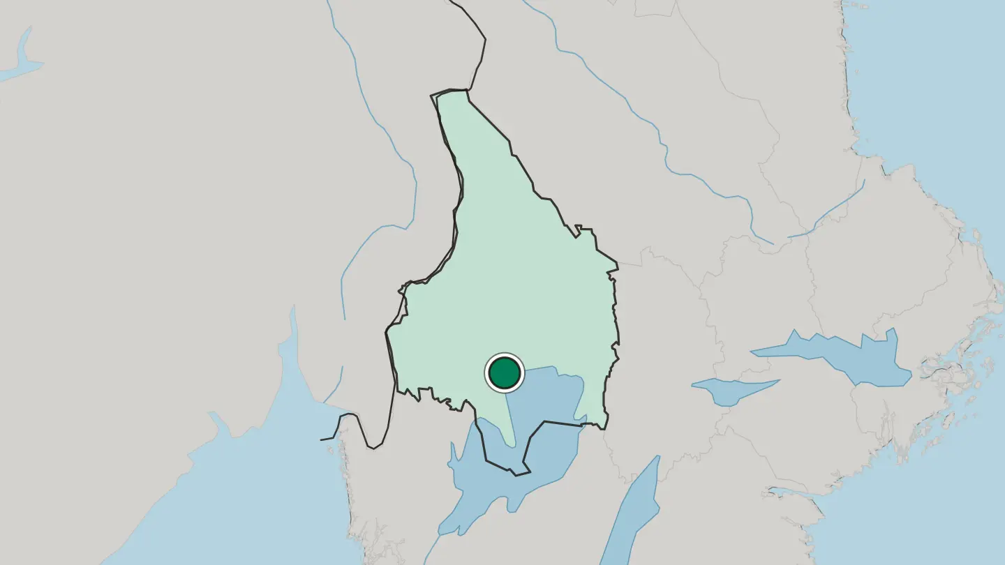 Map of Grums in Sweden