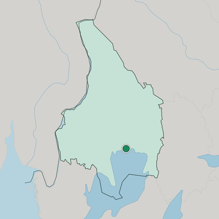 Map showing Herrhagen — In Värmland County