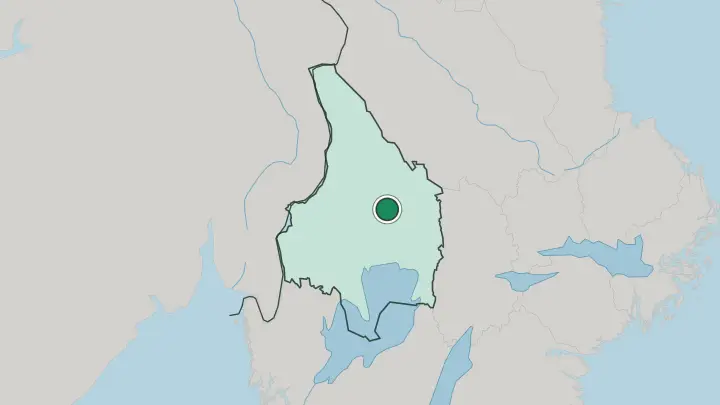Map of Munkfors in Sweden