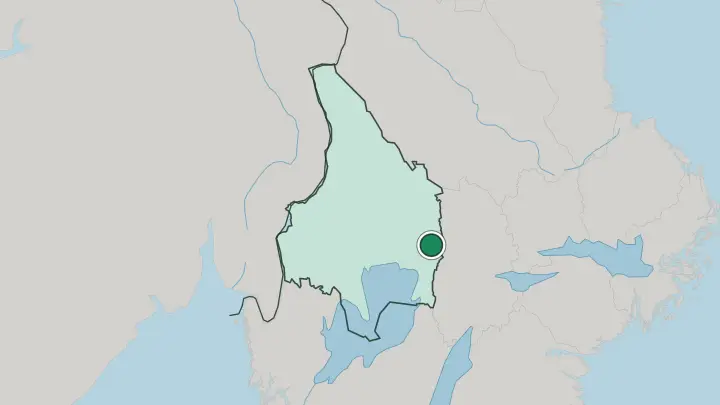 Map of Storfors in Sweden