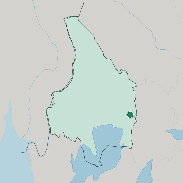 Map showing Storfors — In Värmland County