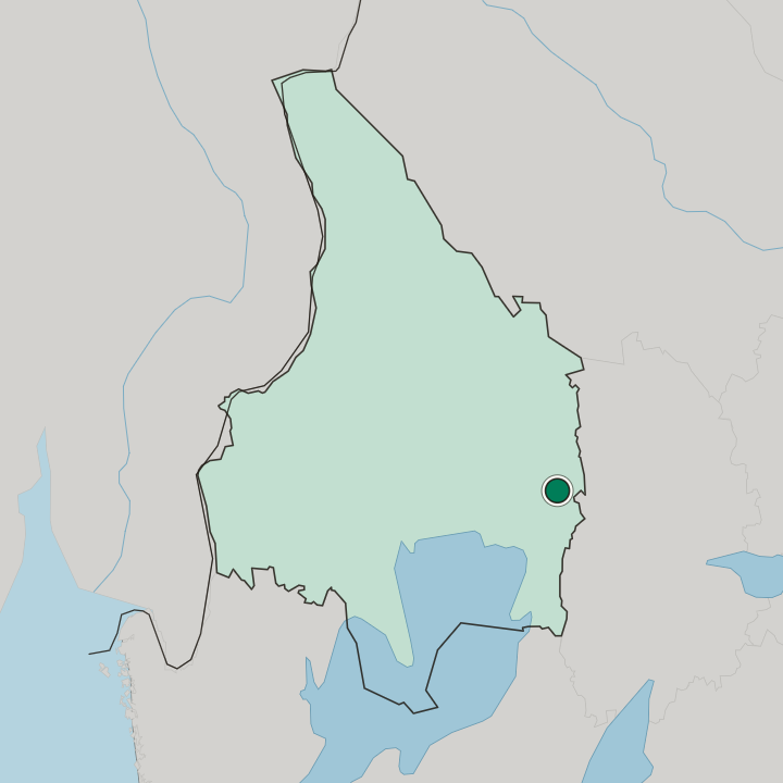 Map showing Storfors — In Värmland County