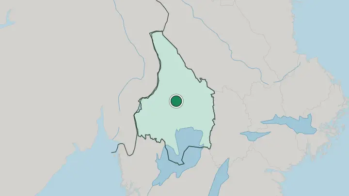 Map of Sunne in Sweden