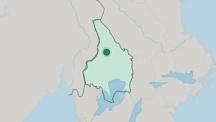 Map of Torsby in Sweden
