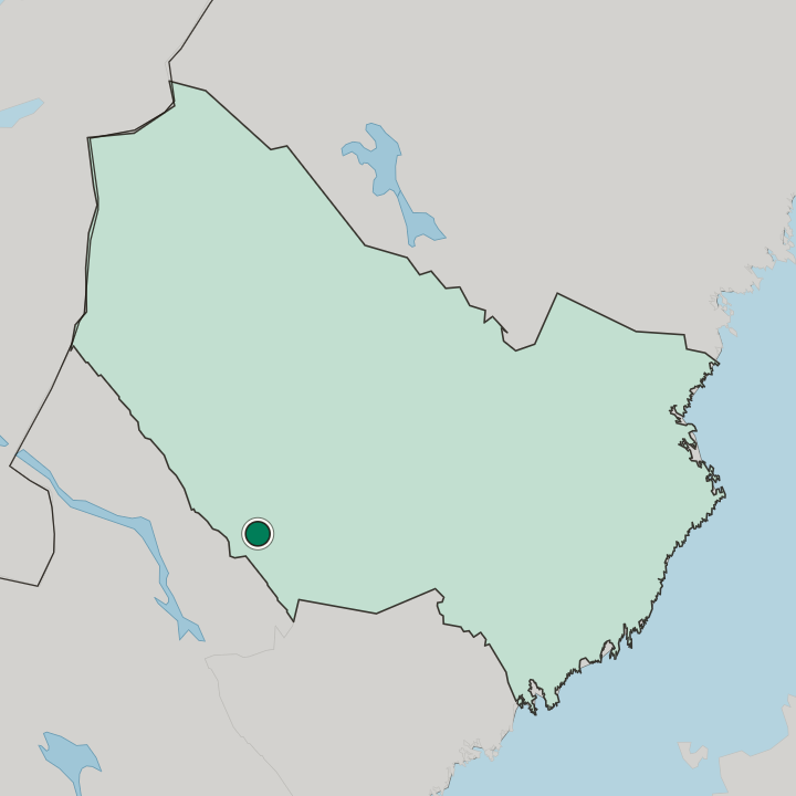 Map showing Dorotea — In Västerbotten County