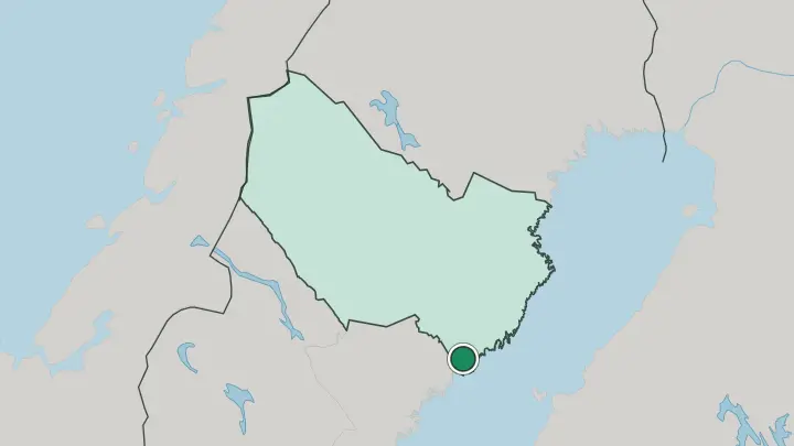 Map of Nordmaling in Sweden