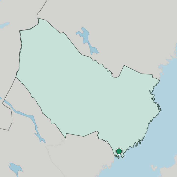 Map showing Nordmaling — In Västerbotten County