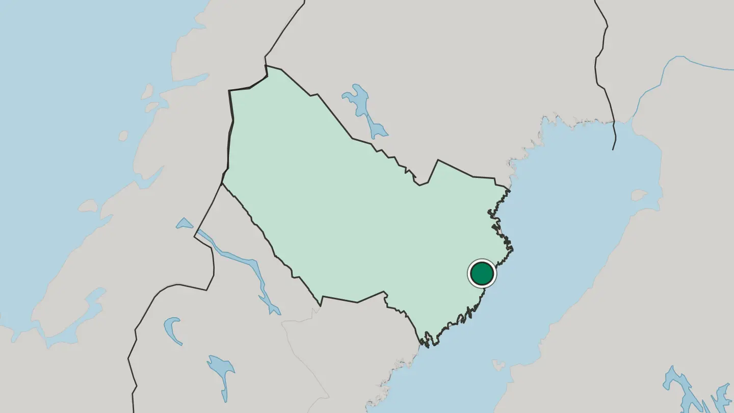 Map of Robertsfors in Sweden