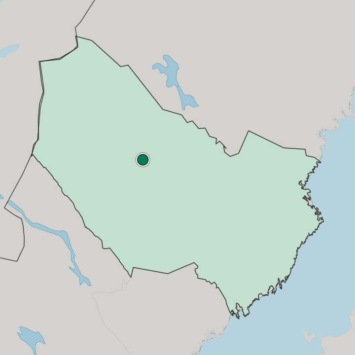 Map showing Storuman — In Västerbotten County