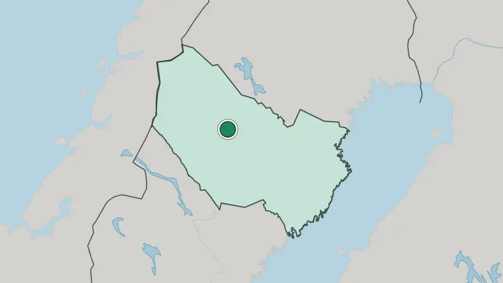 Map of Storuman in Sweden