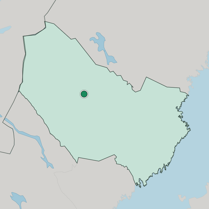Map showing Storuman — In Västerbotten County
